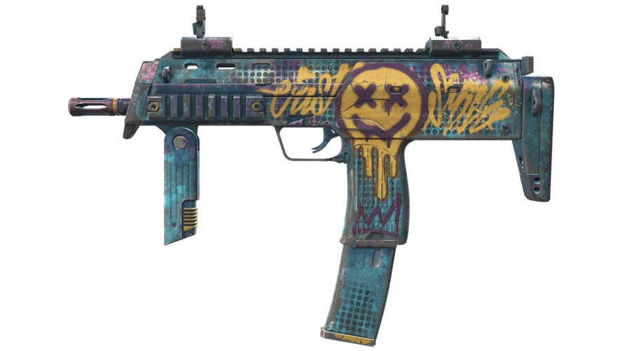 MP7 | Just Smile (Well-Worn)
