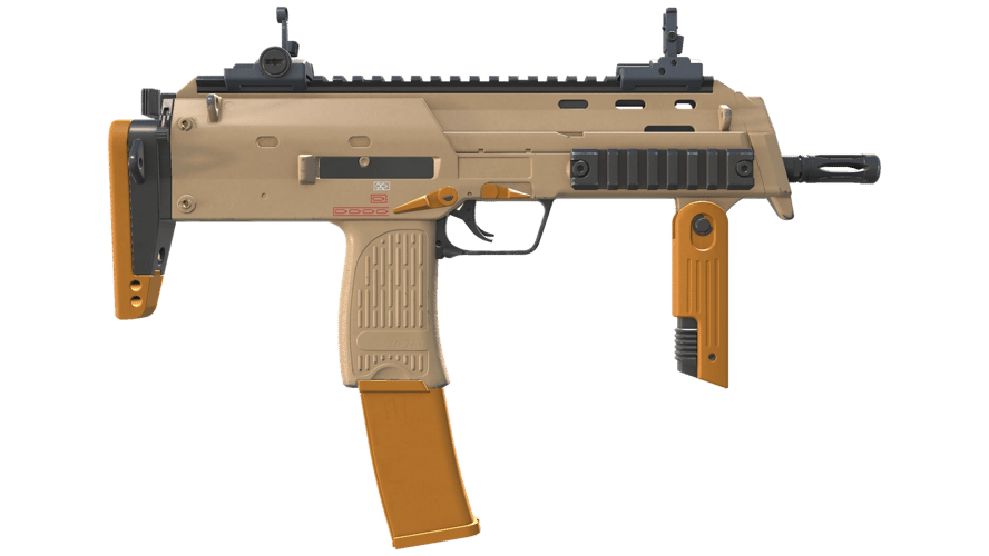 MP7 | Short Ochre (Minimal Wear)