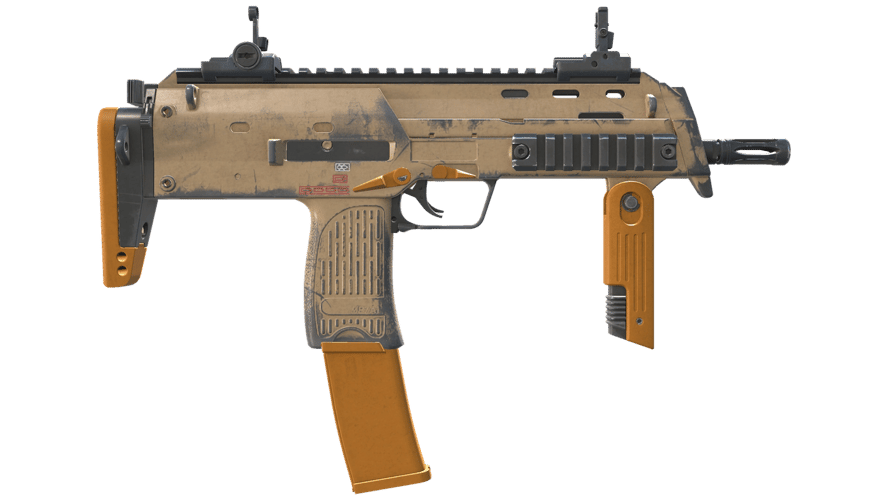 MP7 | Short Ochre (Well-Worn)
