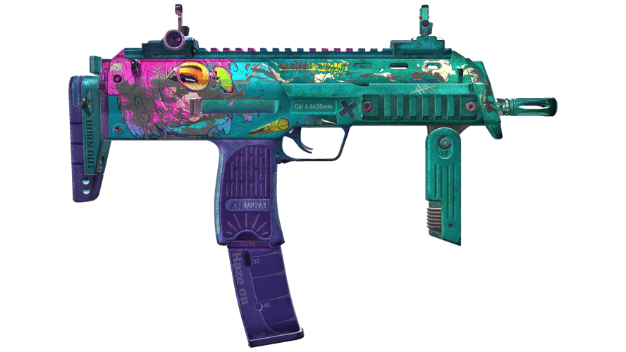 MP7 | Smoking Kills (Battle-Scarred)