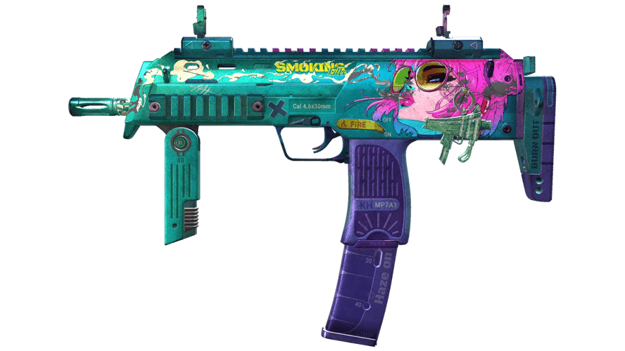 MP7 | Smoking Kills (Battle-Scarred)