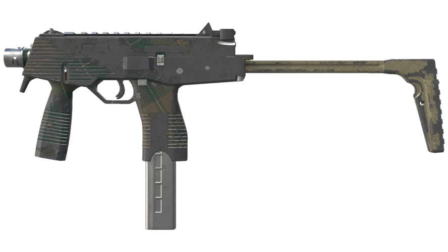 MP9 | Green Plaid (Battle-Scarred)