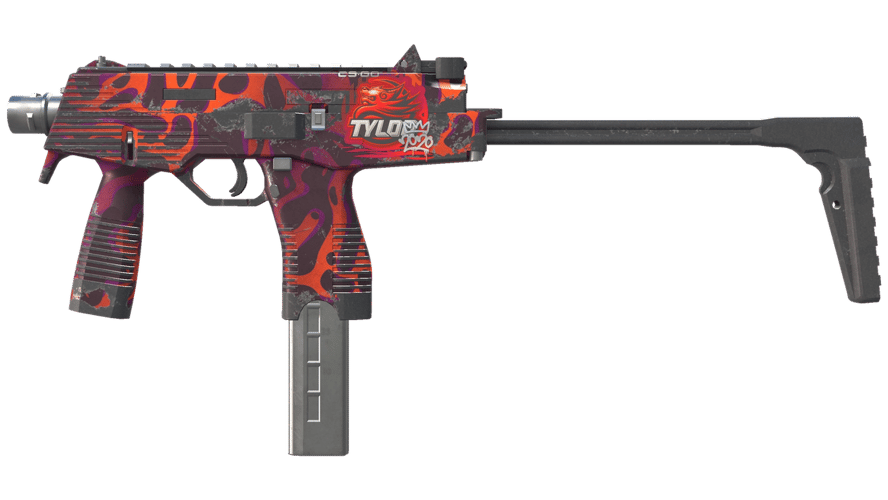 MP9 | Ruby Poison Dart (Field-Tested)