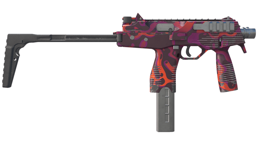 MP9 | Рубиновый ядовитый дротик (Немного поношенное)