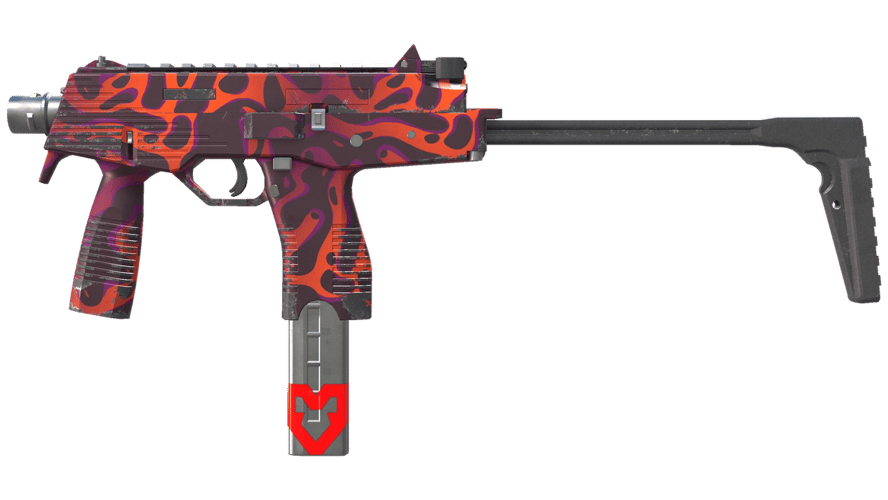 MP9 | Рубиновый ядовитый дротик (Немного поношенное)