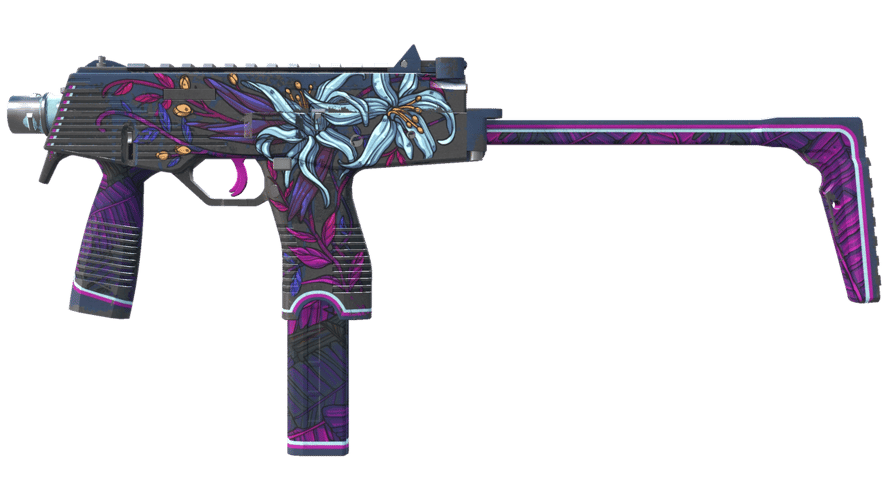 MP9 | Wild Lily (Well-Worn)