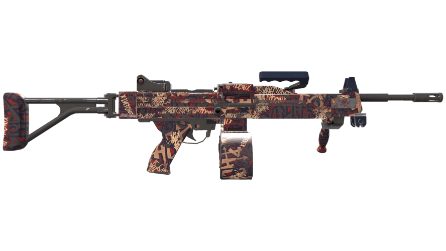 Negev | Phoenix Stencil (Factory New)