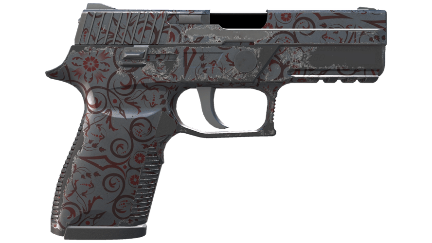 P250 | Dark Filigree (Well-Worn)
