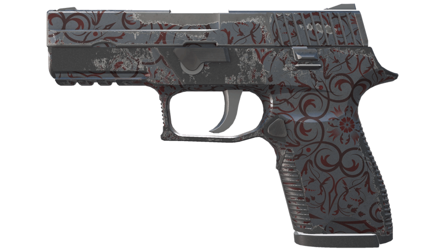 P250 | Dark Filigree (Well-Worn)