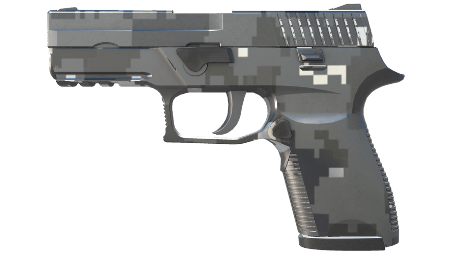 P250 | Пиксельный камуфляж «Металлический» (Прямо с завода)