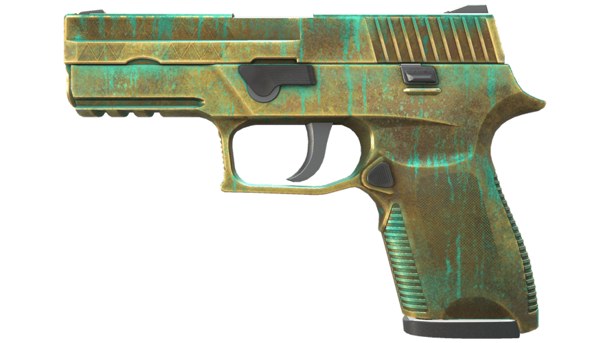P250 | Verdigris (Battle-Scarred)