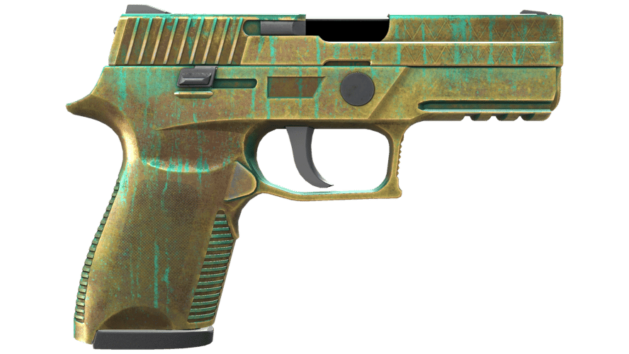 P250 | Verdigris (Battle-Scarred)