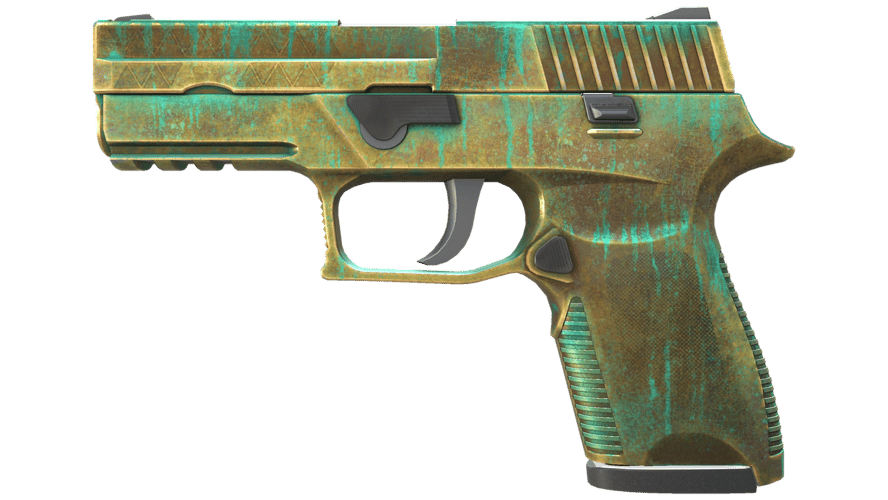 P250 | Verdigris (Battle-Scarred)