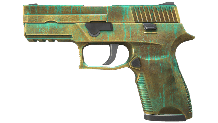 P250 | Verdigris (Battle-Scarred)