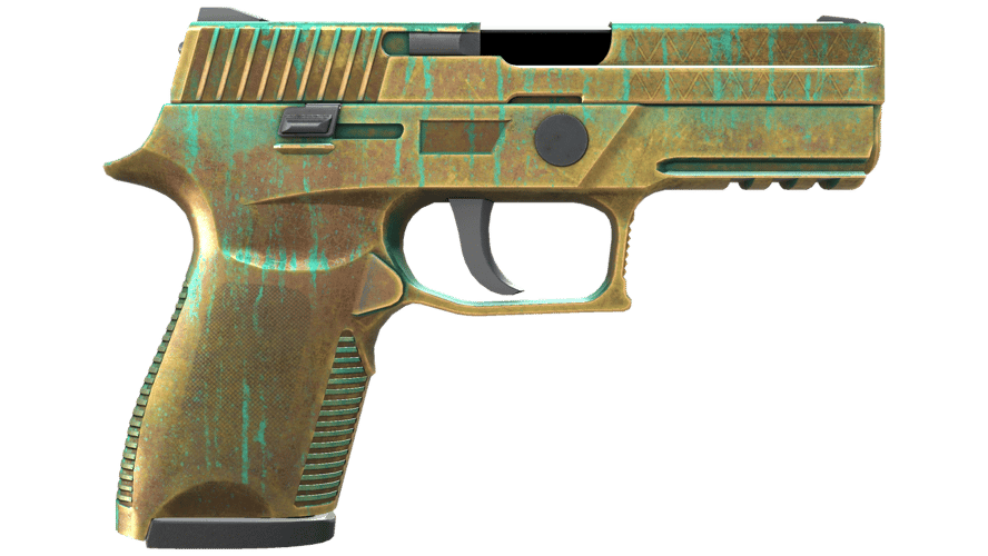 P250 | Verdigris (Well-Worn)