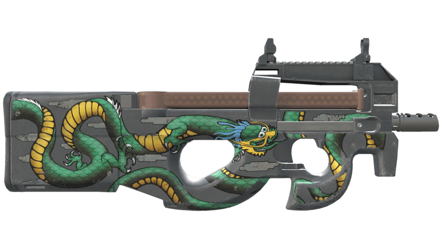 P90 | Изумрудный дракон (После полевых испытаний)