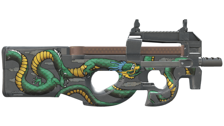 P90 | Emerald Dragon (Field-Tested)