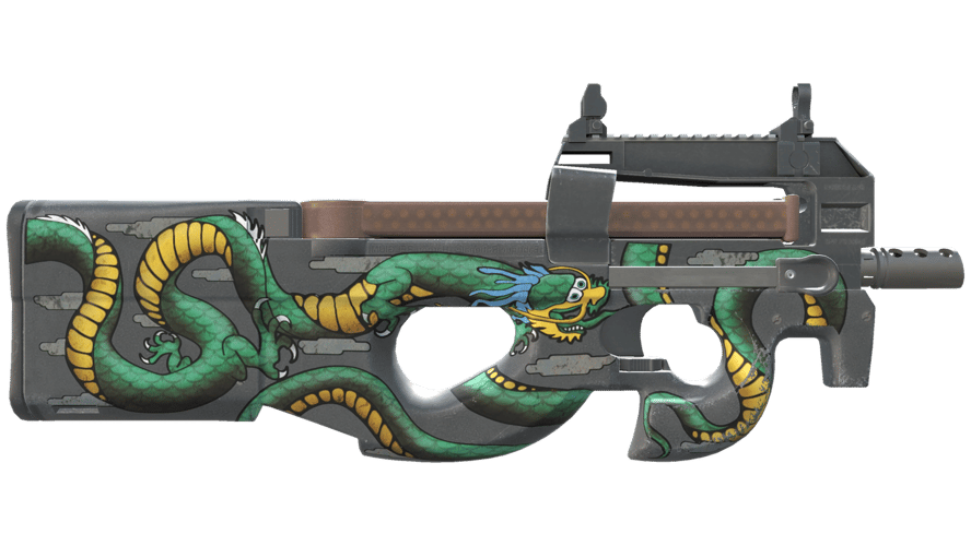 P90 | Emerald Dragon (Minimal Wear)