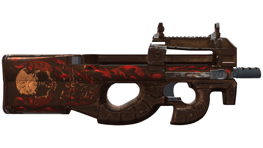 P90 | Shallow Grave (Battle-Scarred)