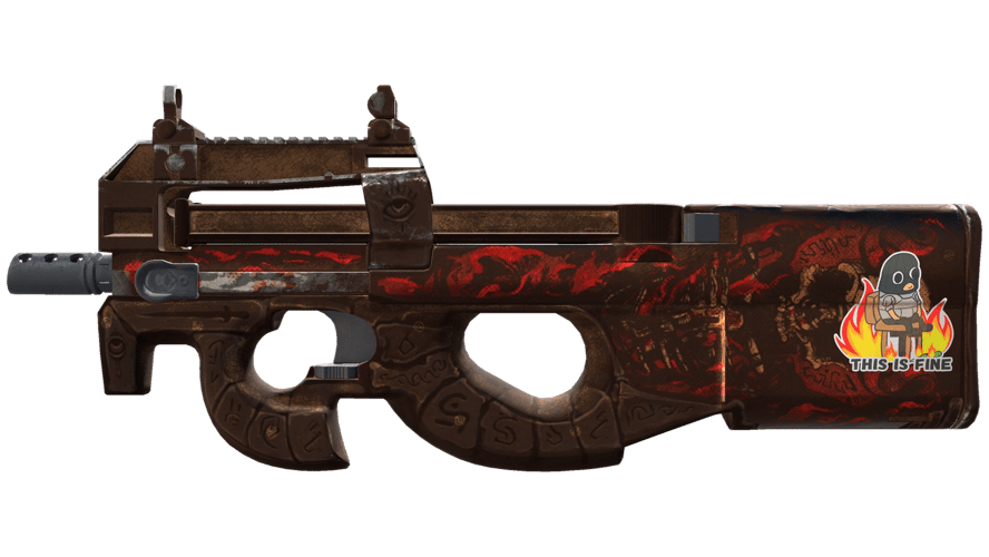 P90 | Shallow Grave (Battle-Scarred)