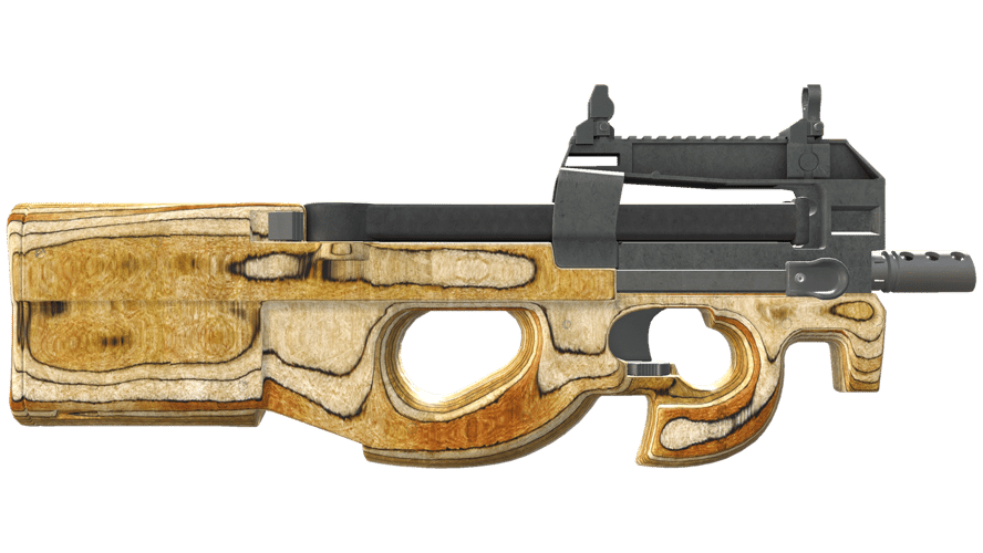 P90 | Резной приклад (После полевых испытаний)