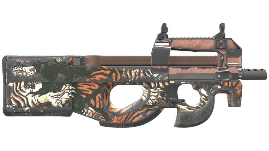 P90 | Tiger Pit (Well-Worn)
