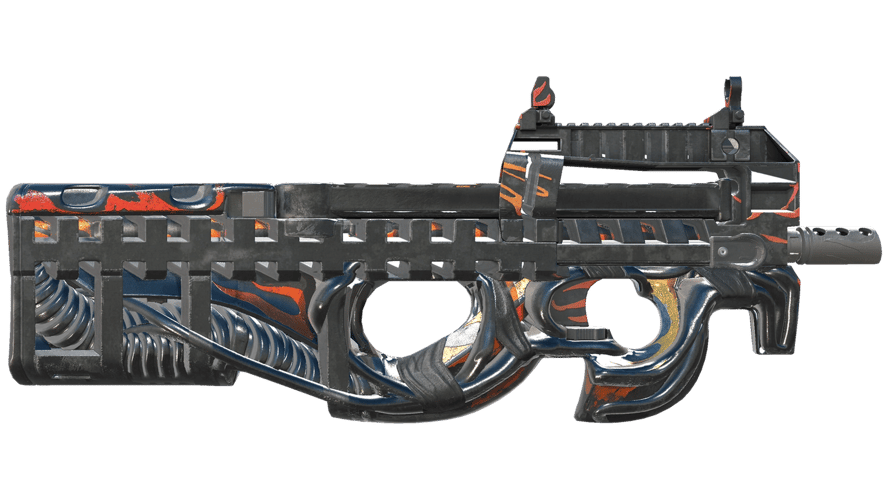 P90 | Vent Rush (Well-Worn)