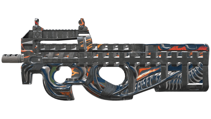 P90 | Vent Rush (Well-Worn)
