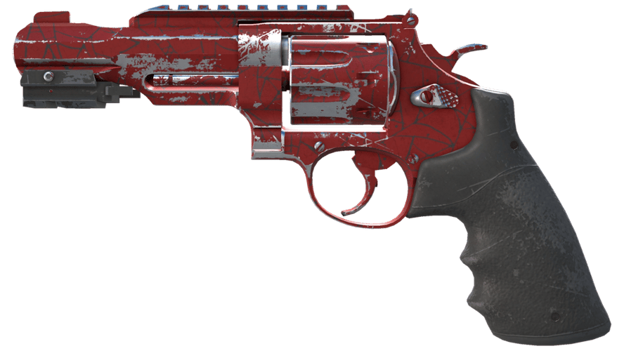 R8 Revolver | Crimson Web (Well-Worn)
