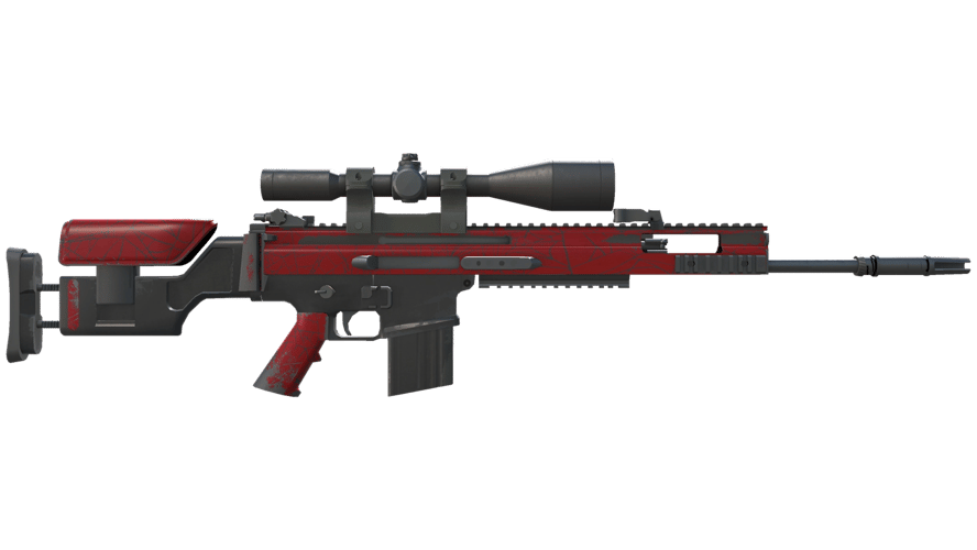 SCAR-20 | Crimson Web (Minimal Wear)