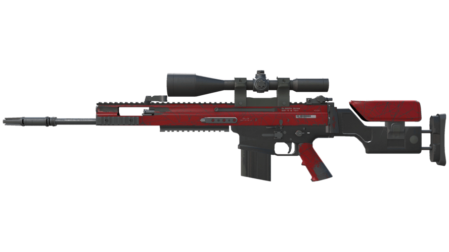 SCAR-20 | Crimson Web (Minimal Wear)
