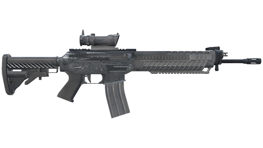 SG 553 | Damascus Steel (Battle-Scarred)