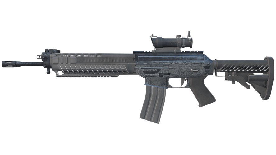 SG 553 | Damascus Steel (Field-Tested)