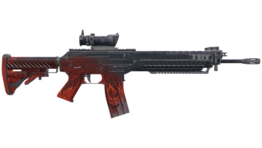 SG 553 | Darkwing (Battle-Scarred)
