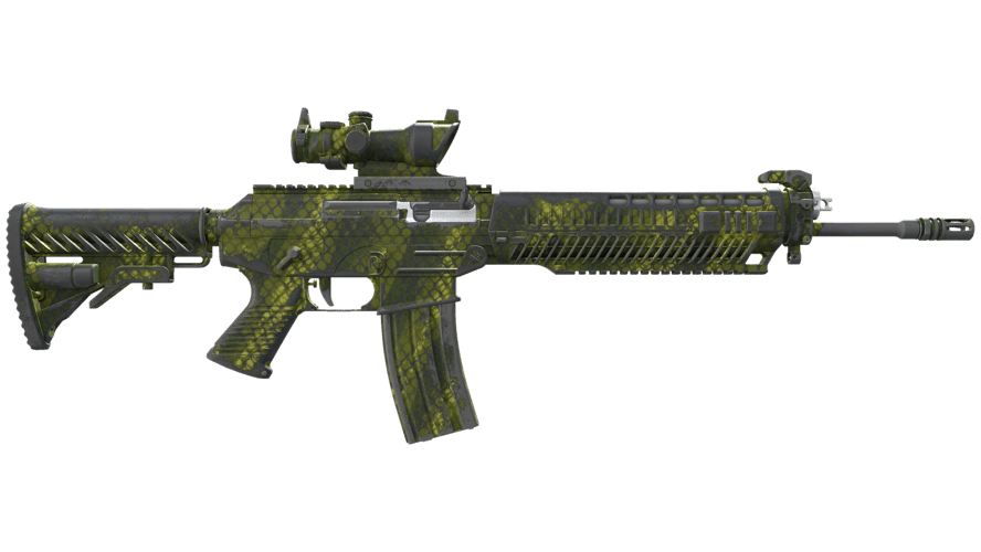 SG 553 | Крокодиловая сетка (Поношенное)