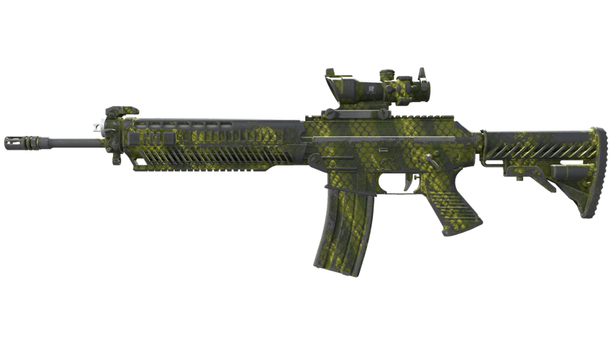 SG 553 | Крокодиловая сетка (Поношенное)