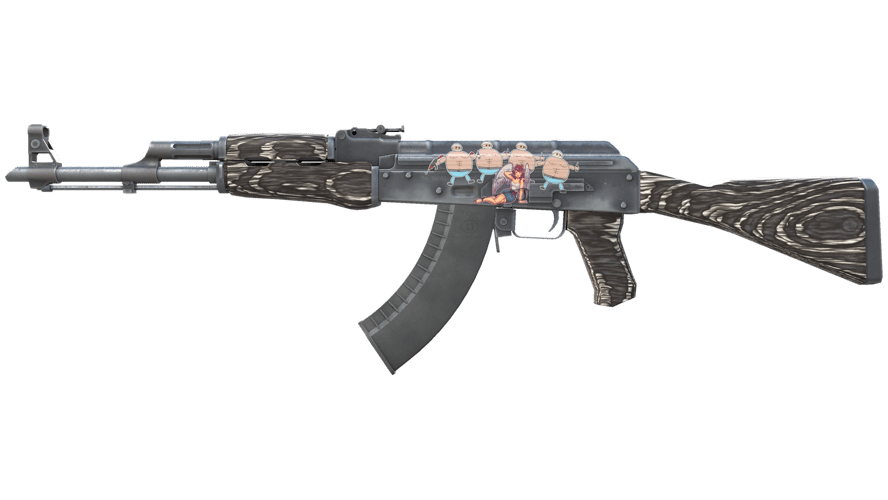 Souvenir AK-47 | Black Laminate (Field-Tested)