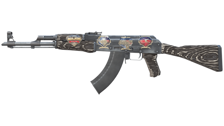 Souvenir AK-47 | Black Laminate (Minimal Wear)