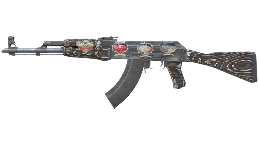 Souvenir AK-47 | Black Laminate (Minimal Wear)