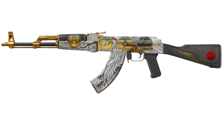 Сувенирный AK-47 | Полёт журавля (Немного поношенное)