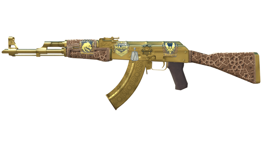 Souvenir AK-47 | Gold Arabesque (Factory New)