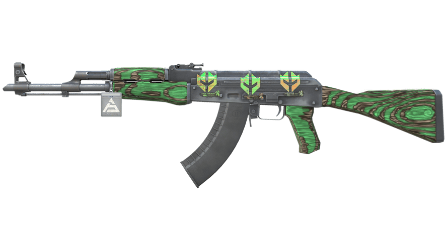 Souvenir AK-47 | Green Laminate (Factory New)