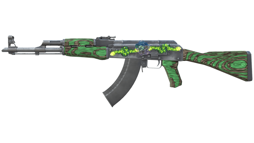 Souvenir AK-47 | Green Laminate (Field-Tested)