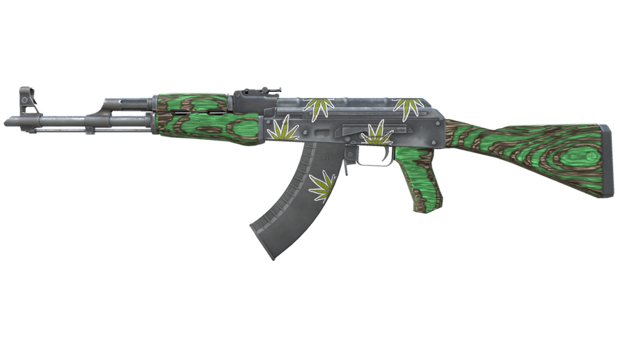 Сувенирный AK-47 | Зелёный глянец (После полевых испытаний)