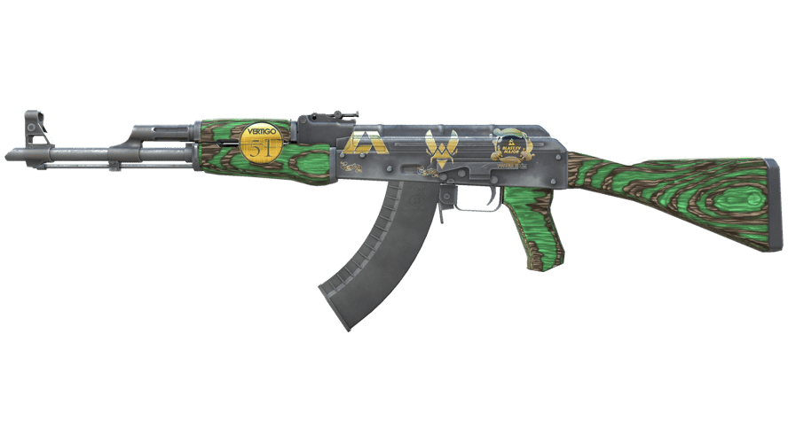 Souvenir AK-47 | Green Laminate (Field-Tested)