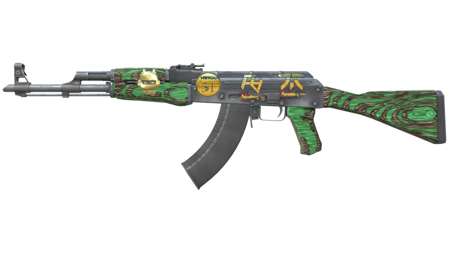 Souvenir AK-47 | Green Laminate (Minimal Wear)