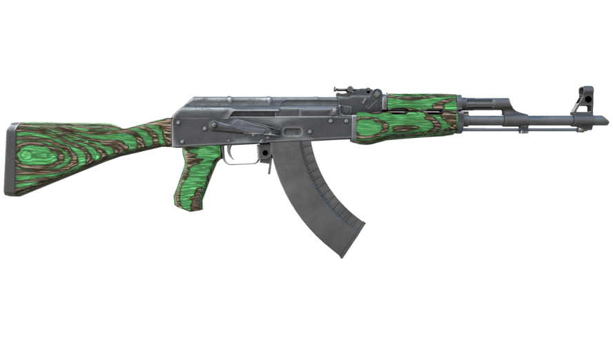 Souvenir AK-47 | Green Laminate (Minimal Wear)