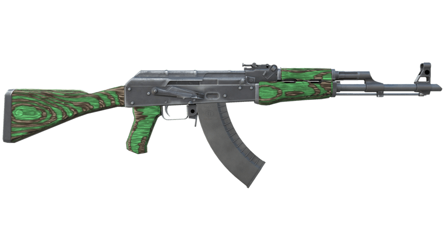Souvenir AK-47 | Green Laminate (Well-Worn)