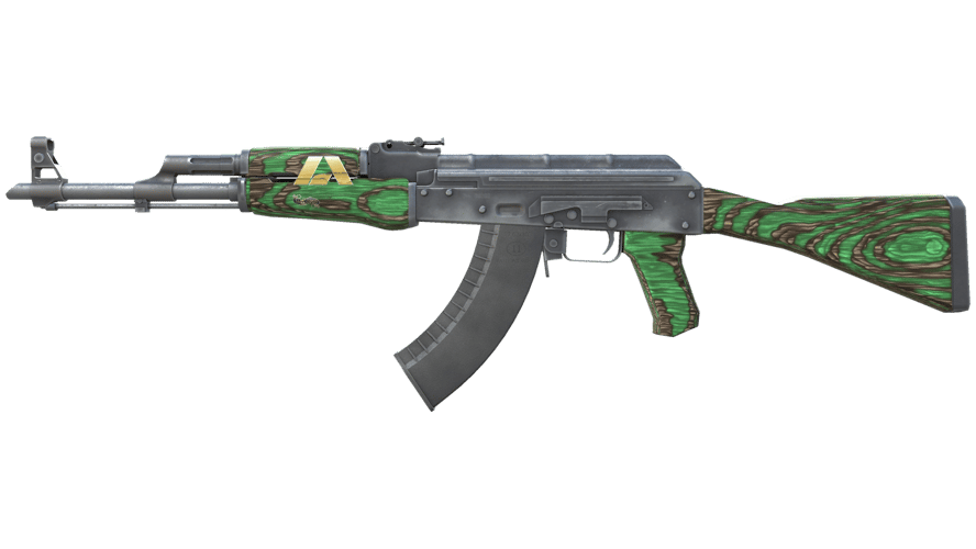 Souvenir AK-47 | Green Laminate (Well-Worn)