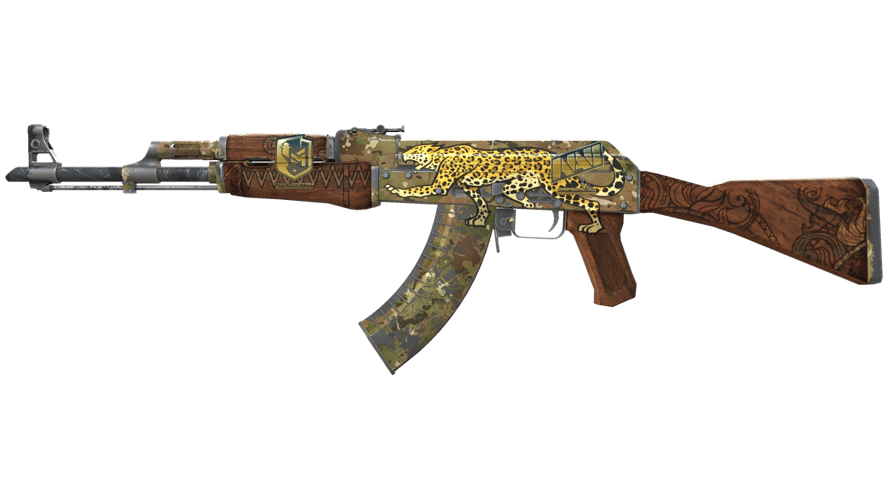 Souvenir AK-47 | Panthera onca (Battle-Scarred)
